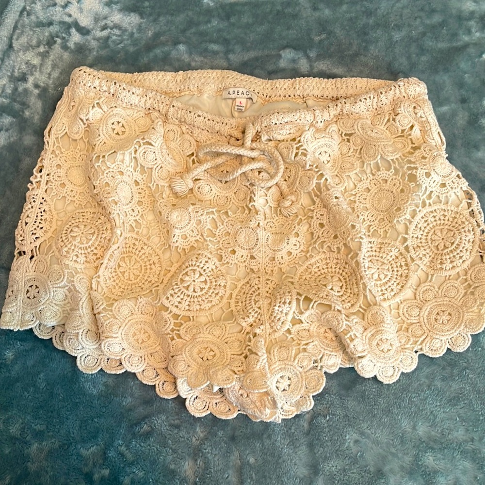 Macrame Shorts SZ Lg